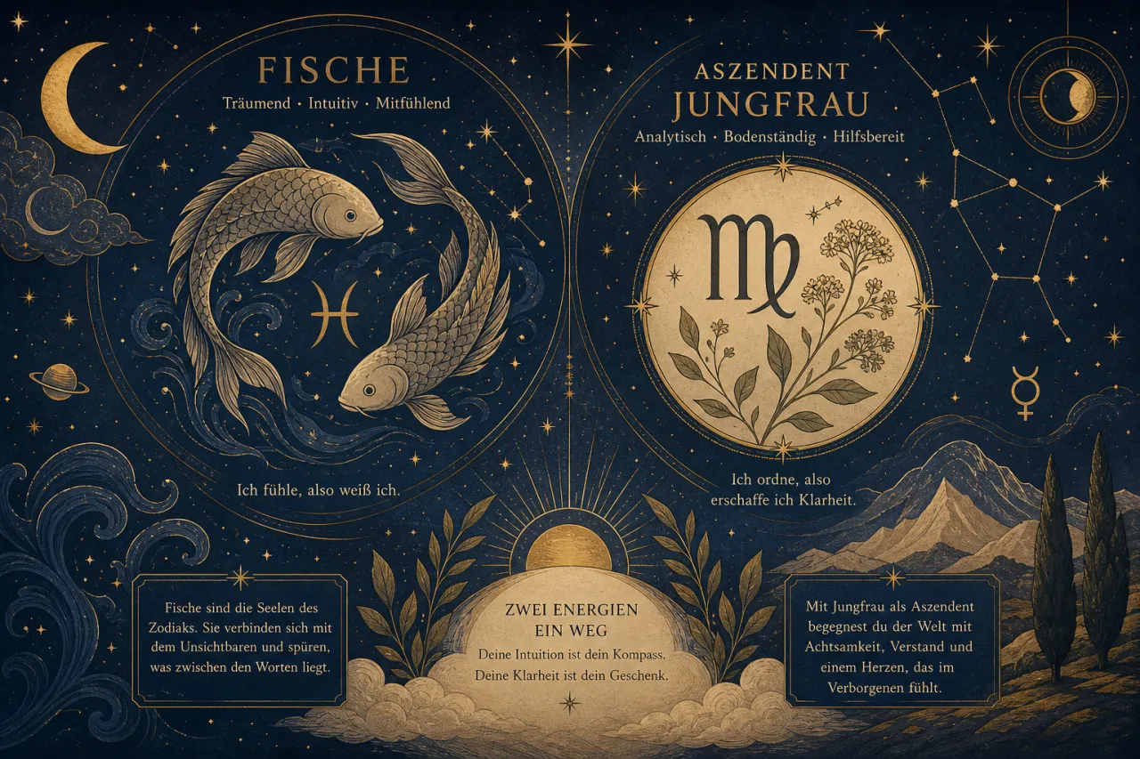Fische mit Aszendent Jungfrau