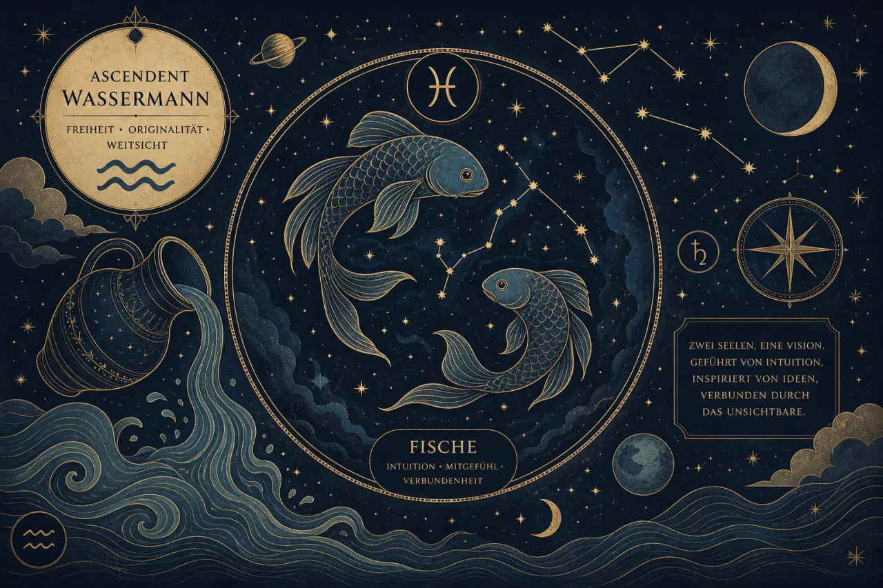 Fische mit Aszendent Wassermann