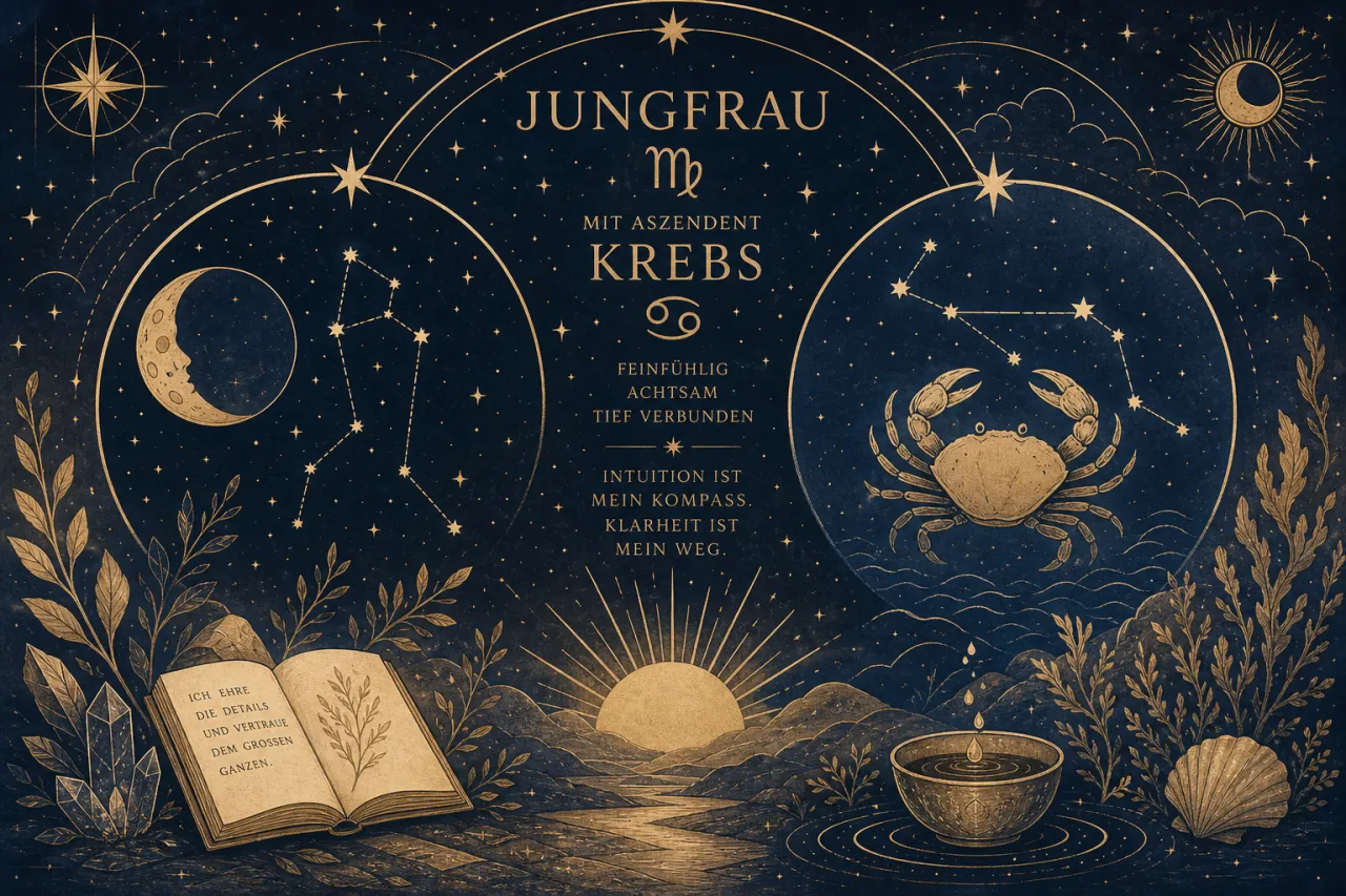 Jungfrau mit Aszendent Krebs