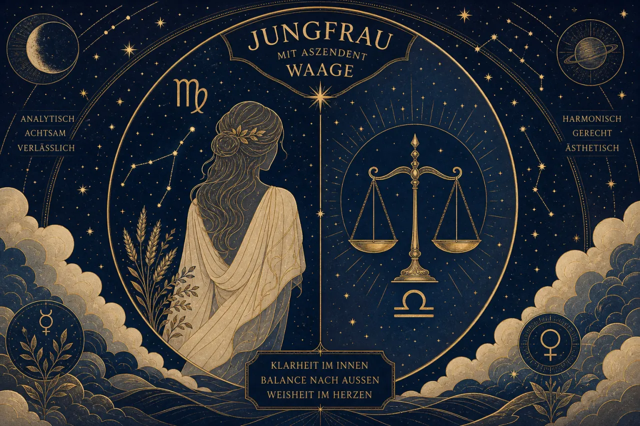 Jungfrau mit Aszendent Waage