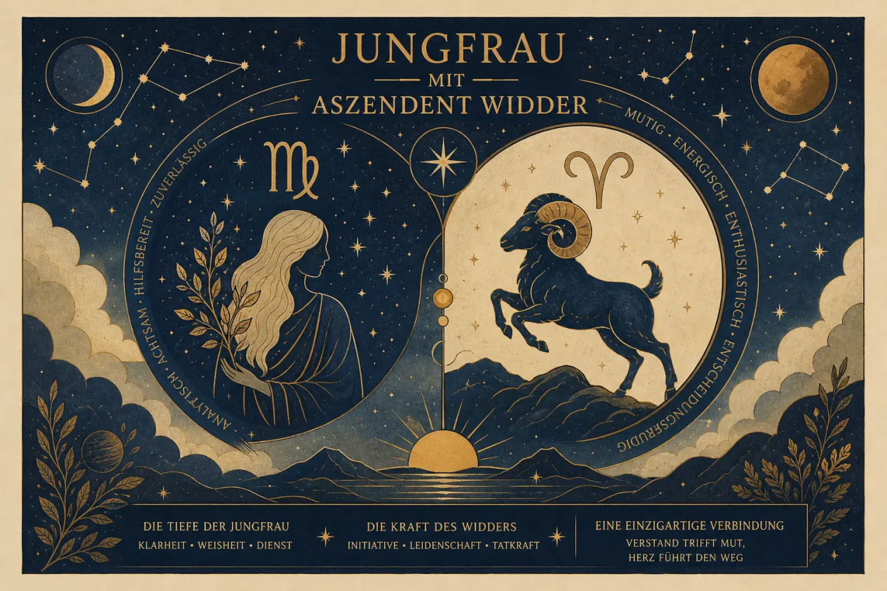 Jungfrau mit Aszendent Widder