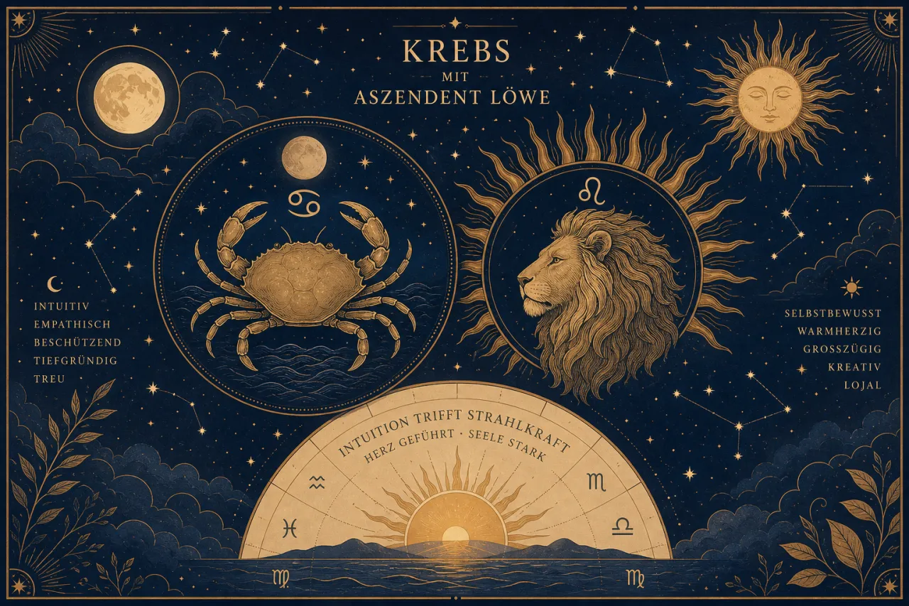 Krebs mit Aszendent Löwe