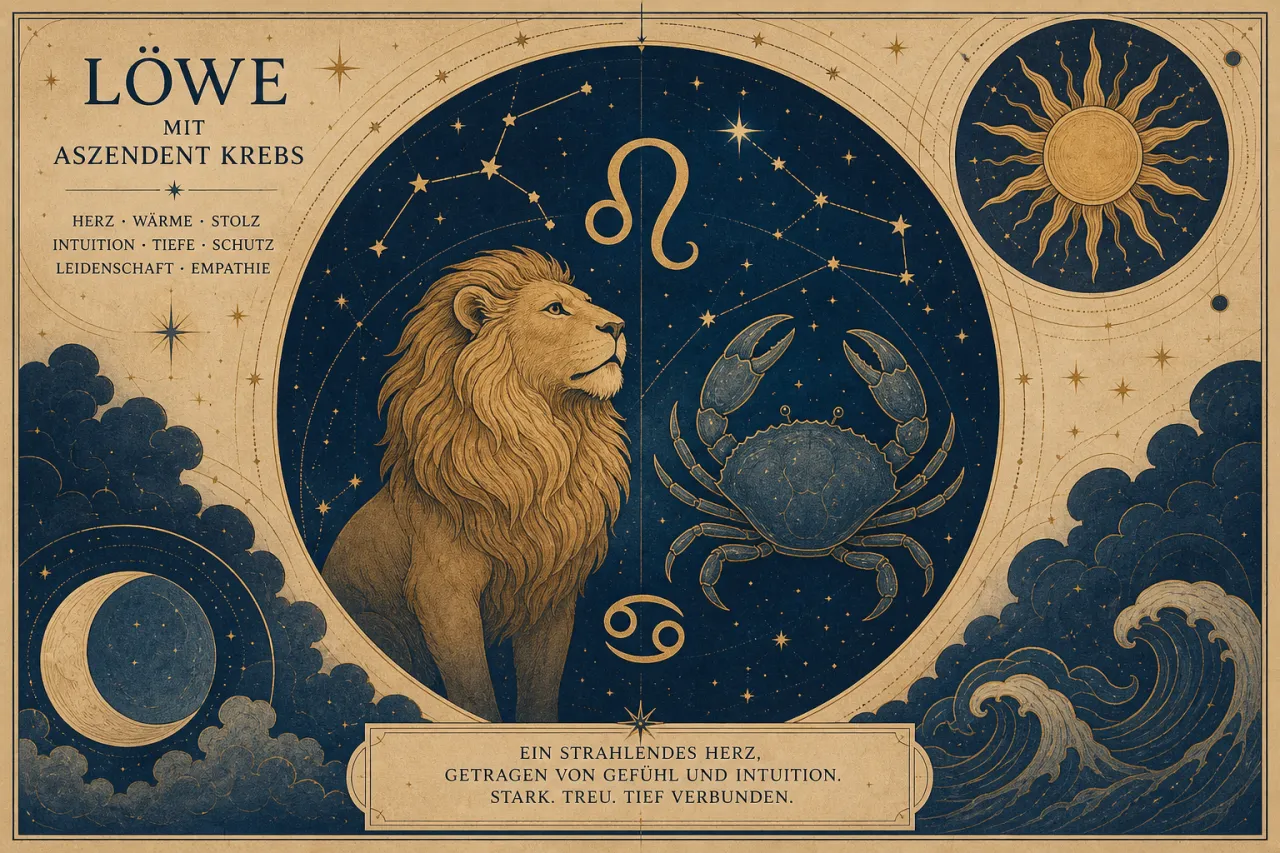Löwe mit Aszendent Krebs