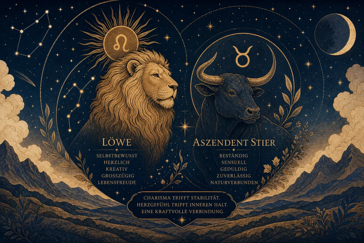 Löwe mit Aszendent Stier