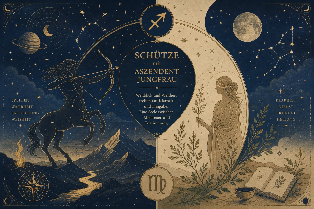 Schütze mit Aszendent Jungfrau