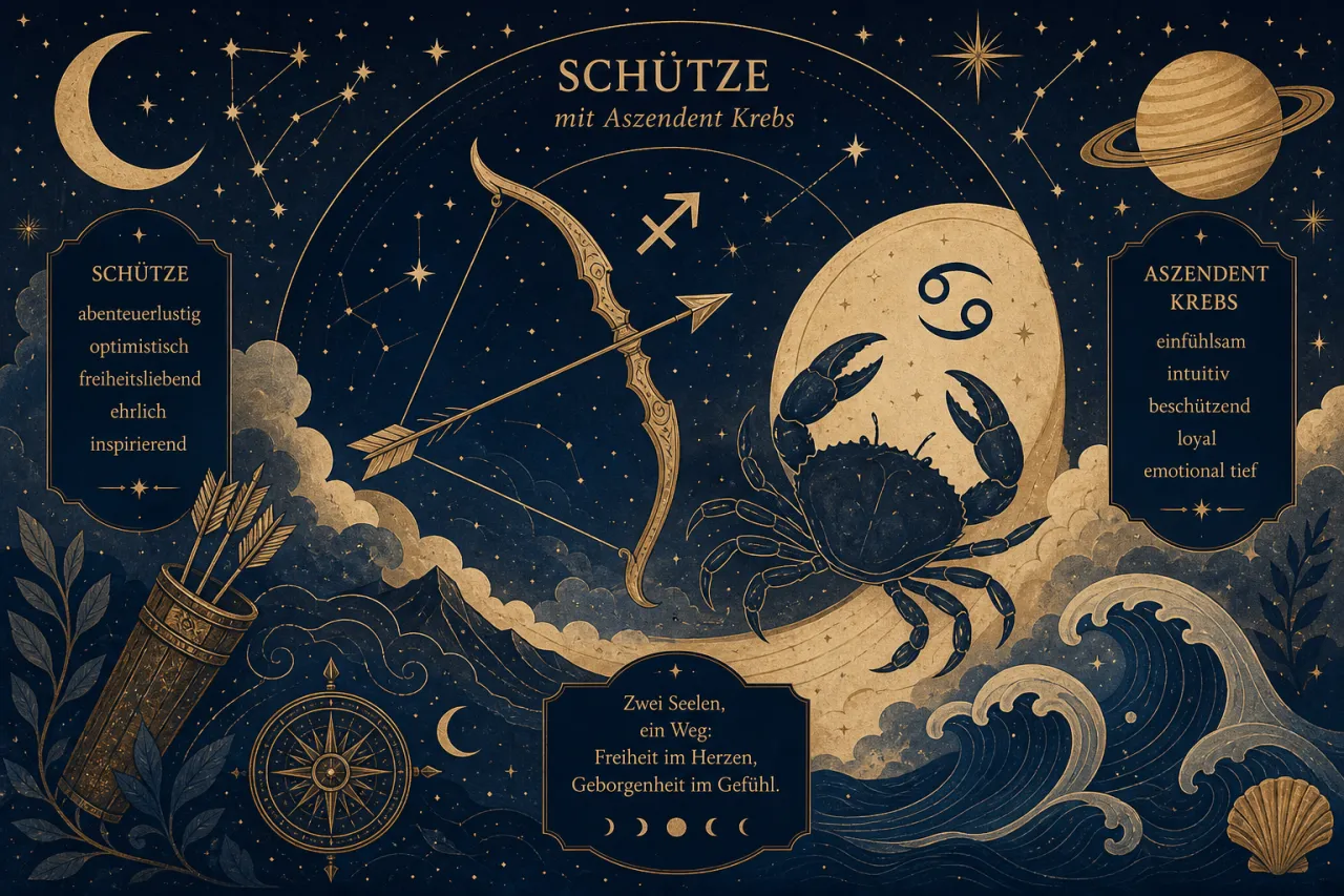Schütze mit Aszendent Krebs