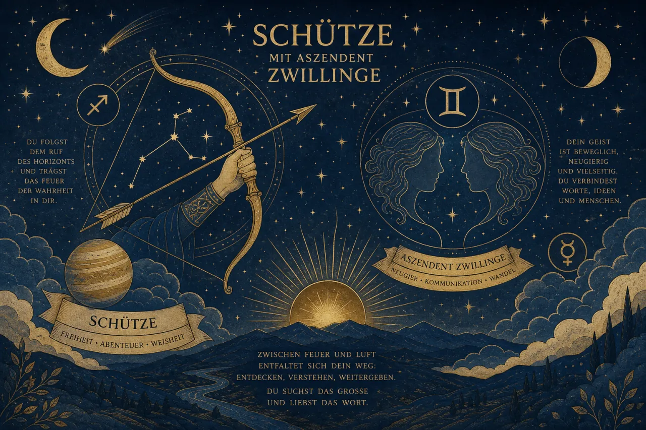 Schütze mit Aszendent Zwillinge