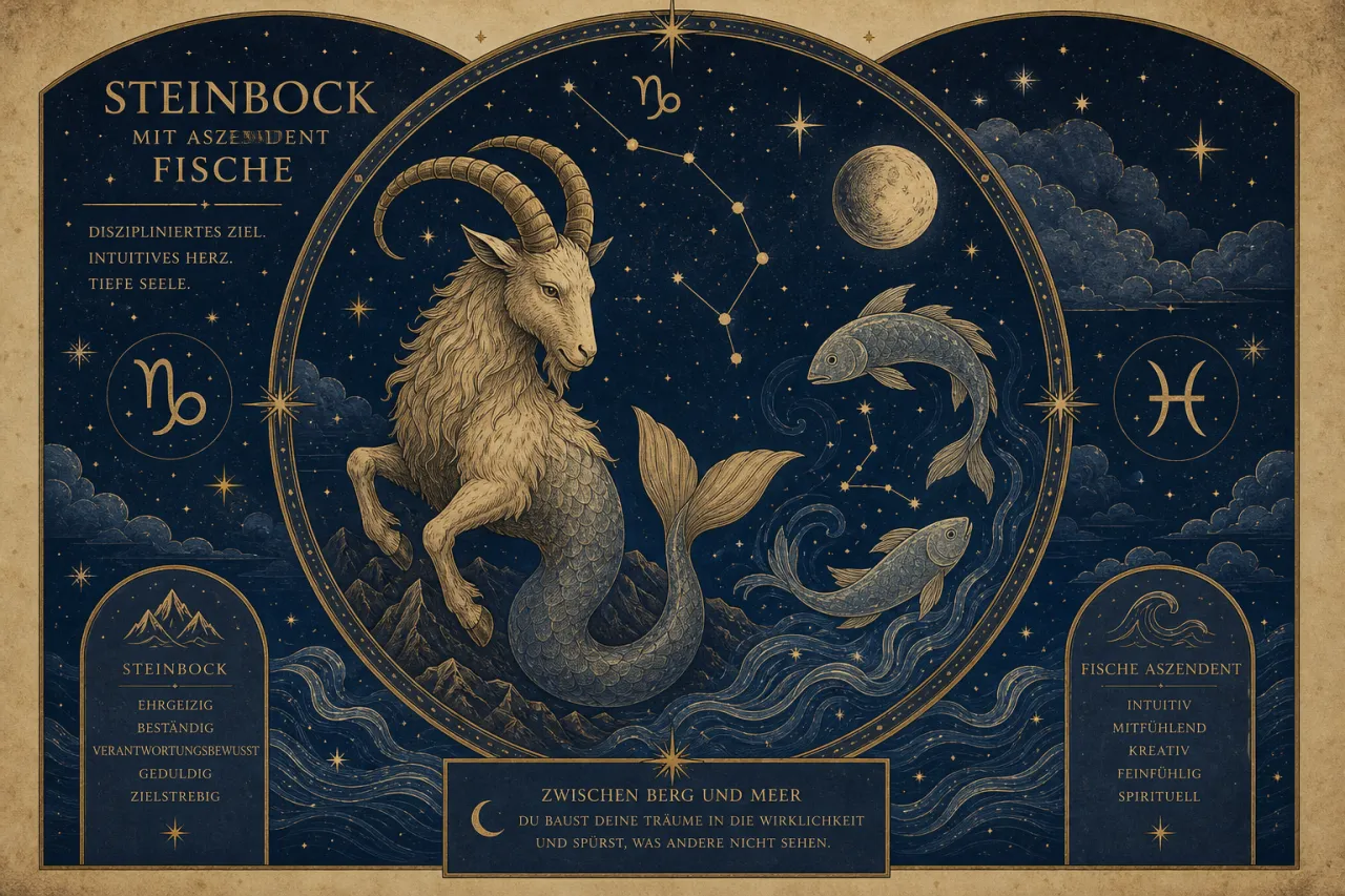 Steinbock mit Aszendent Fische