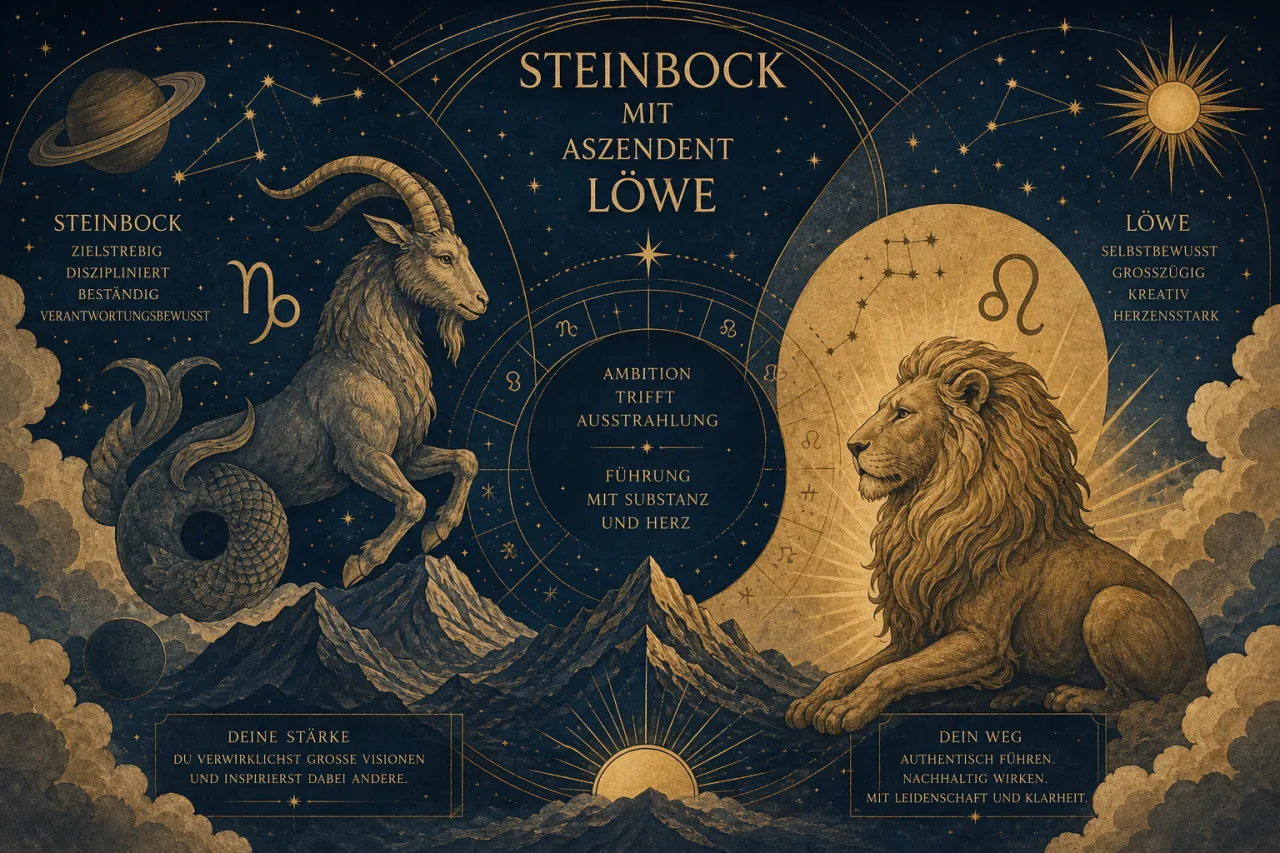 Steinbock mit Aszendent Löwe