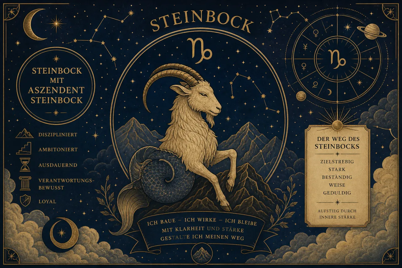 Steinbock mit Aszendent Steinbock