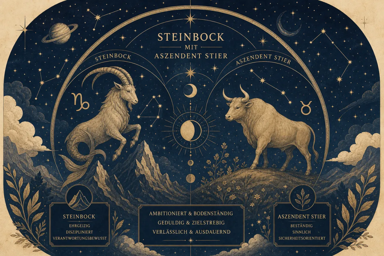 Steinbock mit Aszendent Stier
