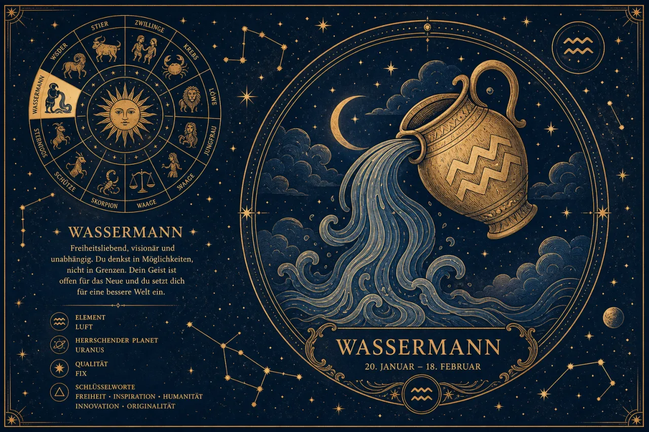Sternzeichen Wassermann