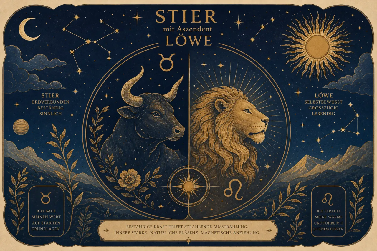 Stier mit Aszendent Löwe