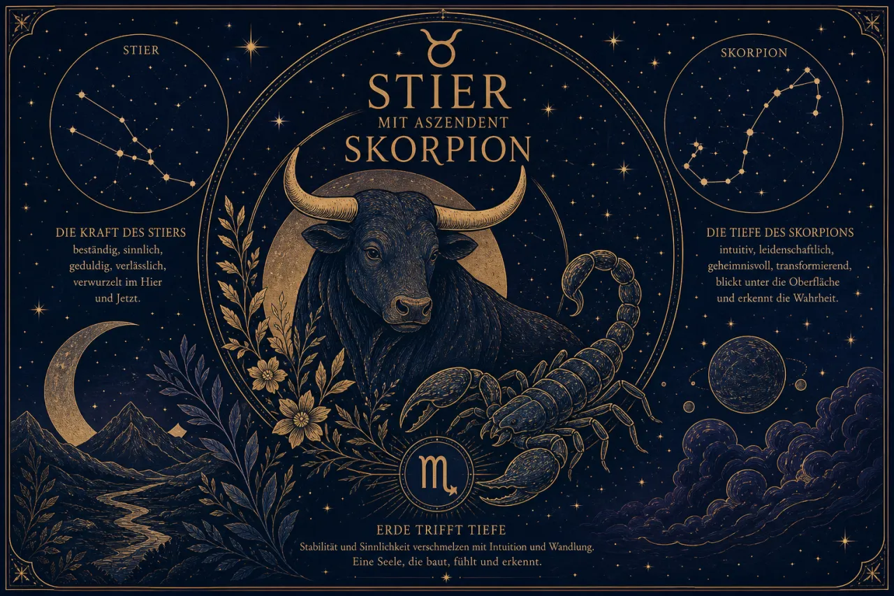 Stier mit Aszendent Skorpion