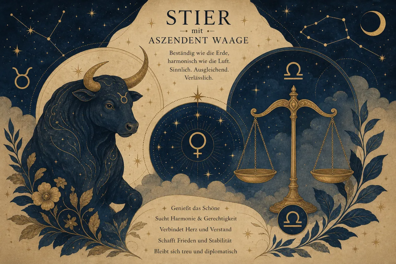 Stier mit Aszendent Waage