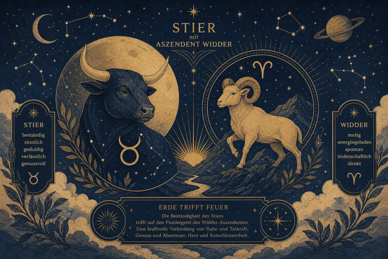 Stier mit Aszendent Widder