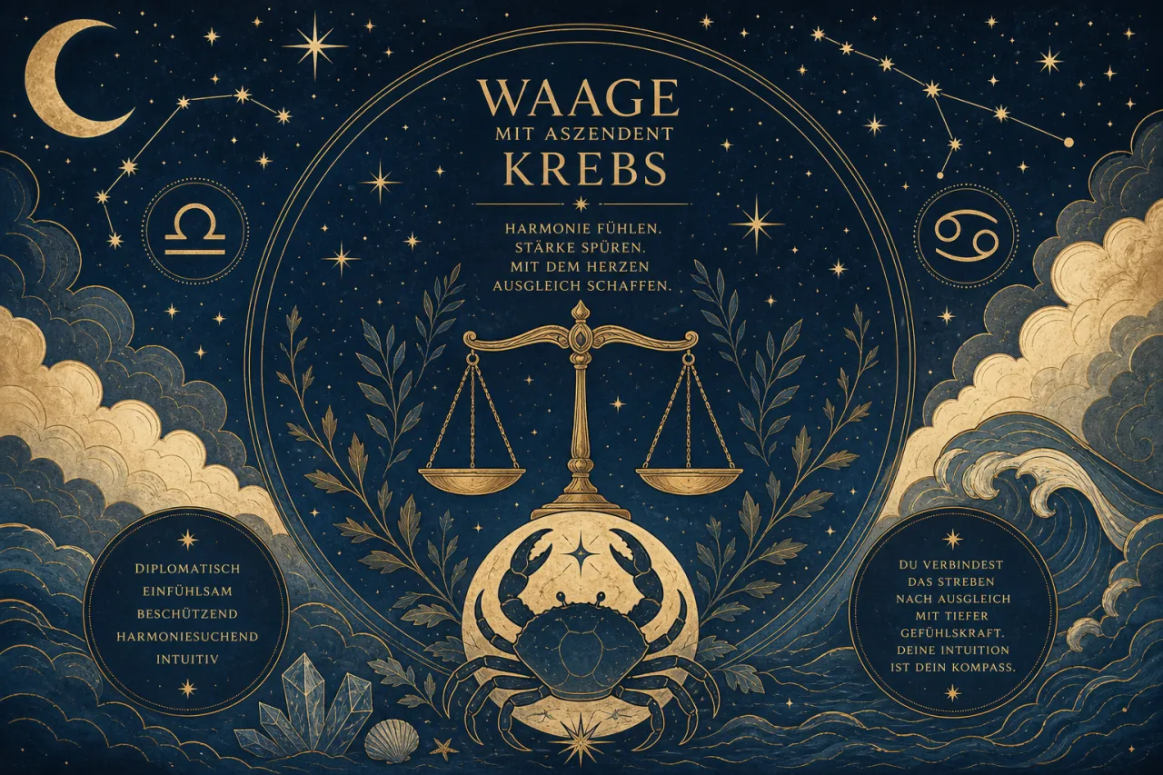 Waage mit Aszendent Krebs