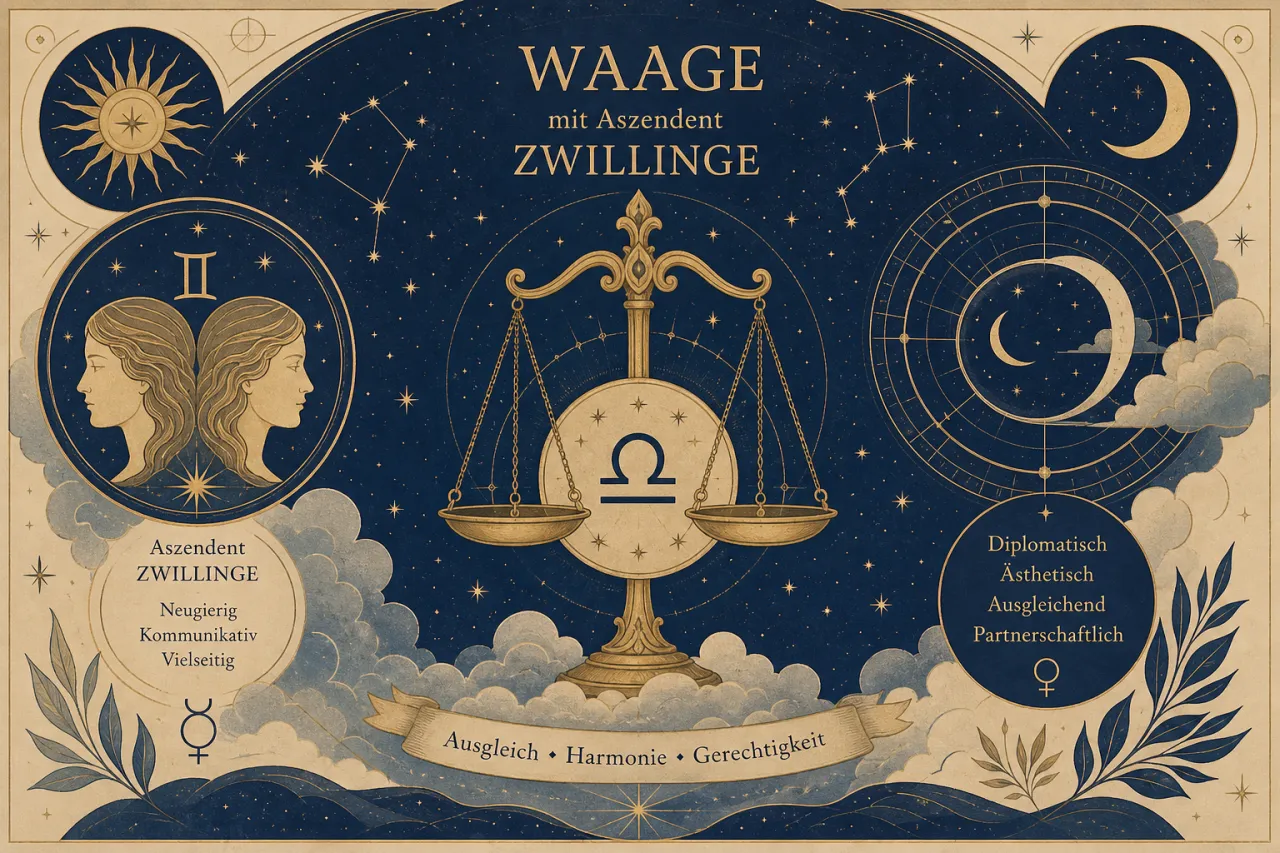 Waage mit Aszendent Zwillinge