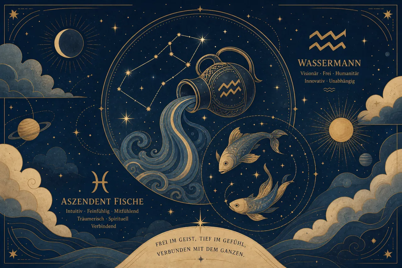 Wassermann mit Aszendent Fische