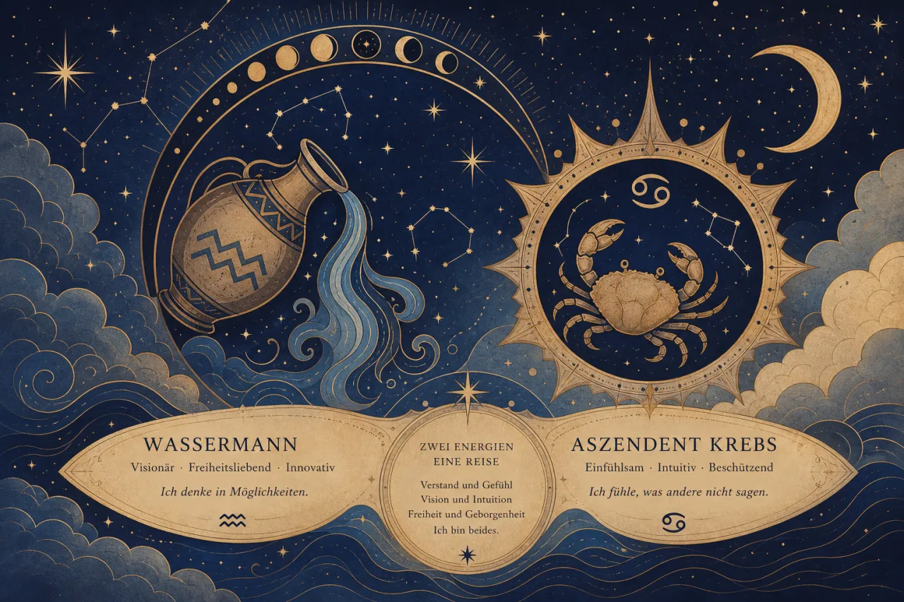 Wassermann mit Aszendent Krebs