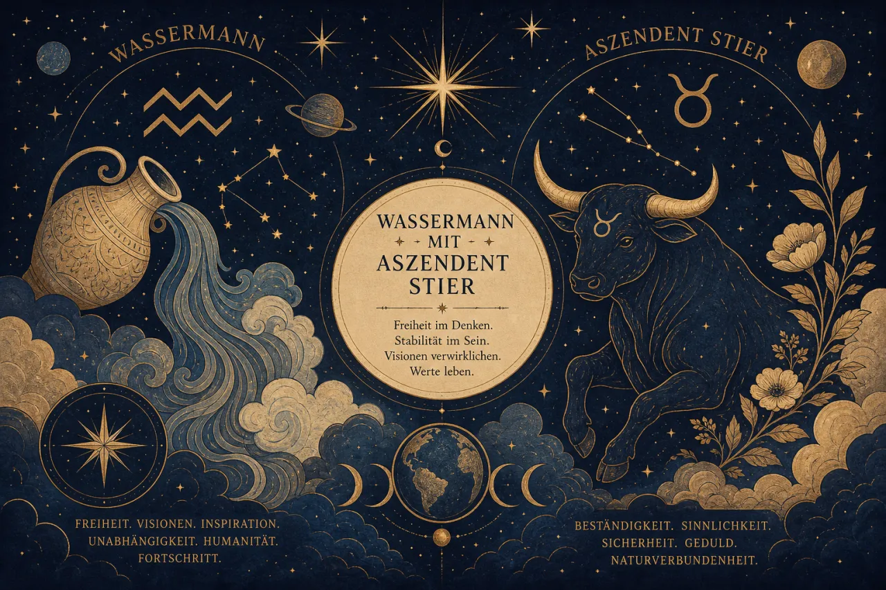 Wassermann mit Aszendent Stier