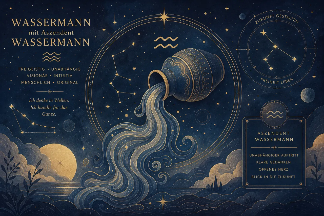 Wassermann mit Aszendent Wassermann