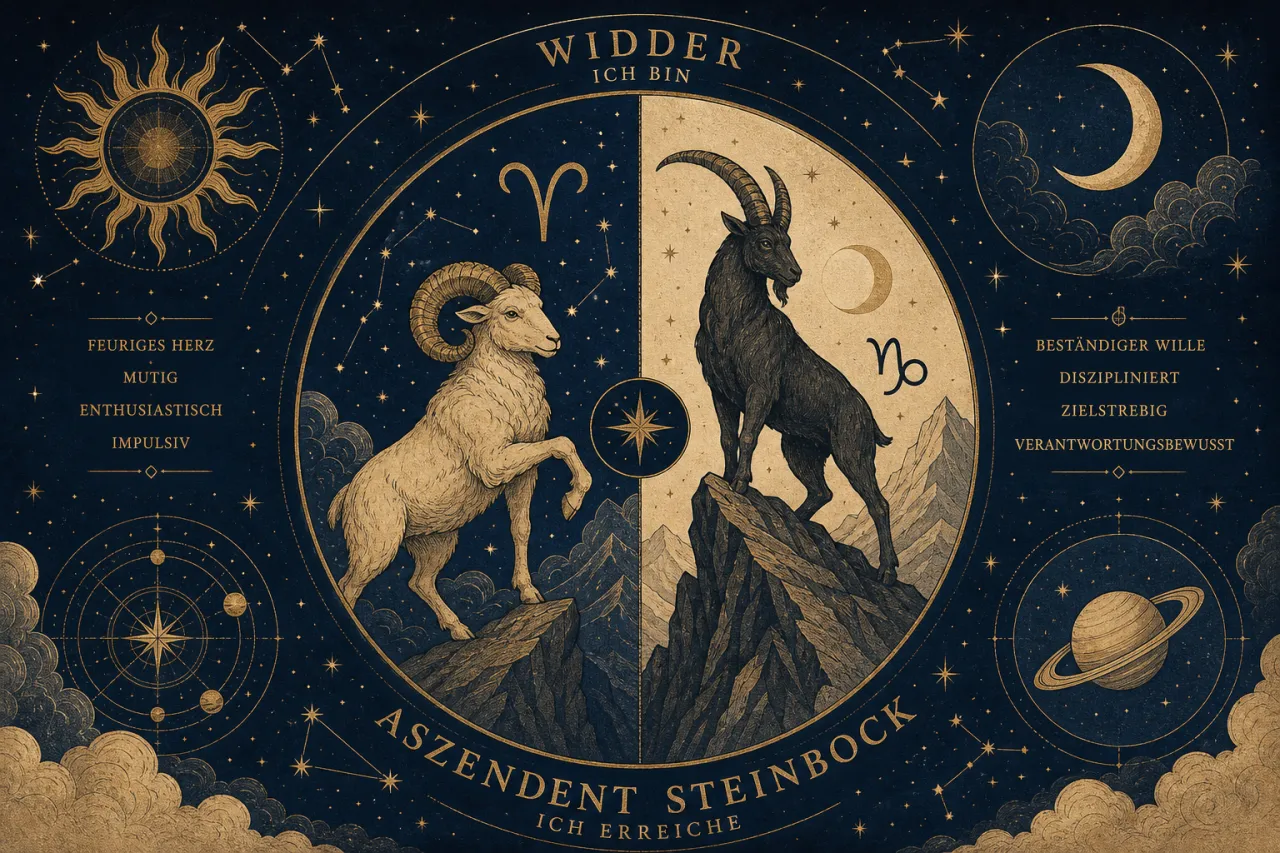 Widder mit Aszendent Steinbock