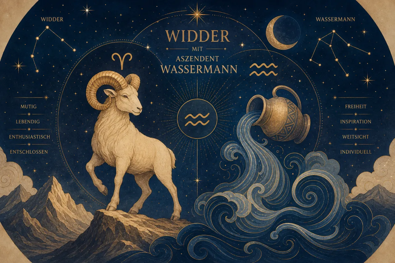 Widder mit Aszendent Wassermann