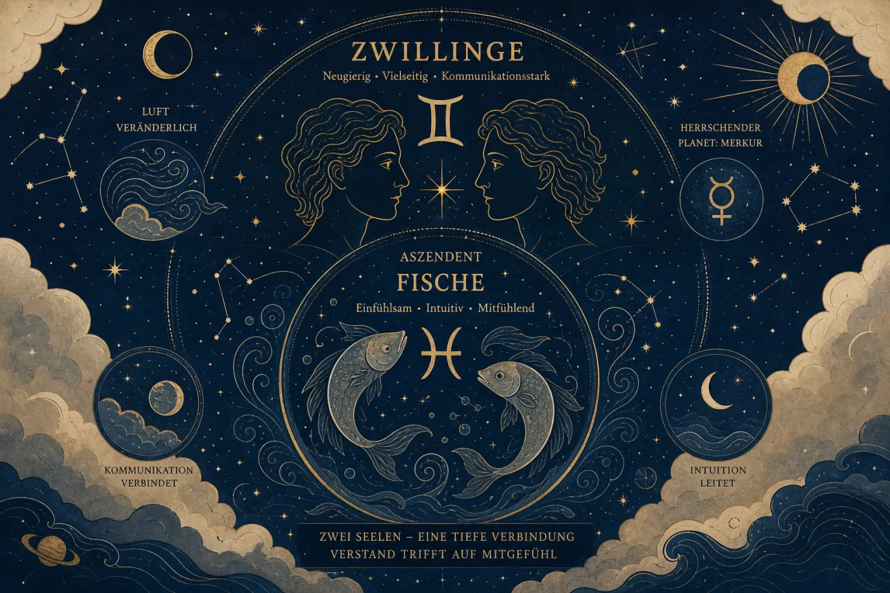 Zwillinge mit Aszendent Fische