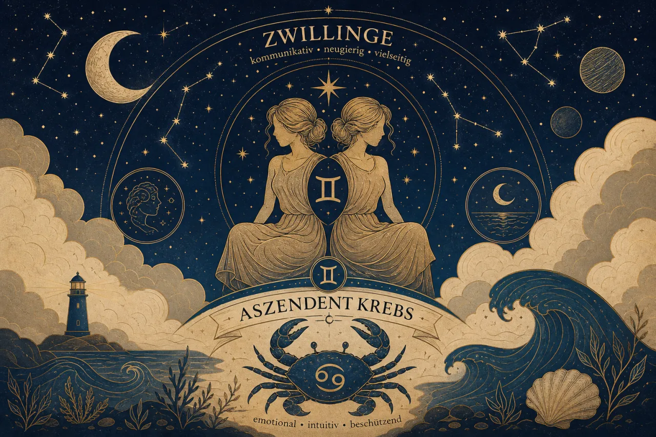 Zwillinge mit Aszendent Krebs