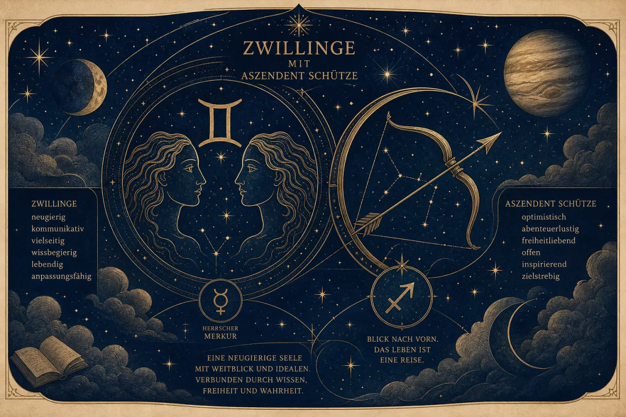 Zwillinge mit Aszendent Schütze