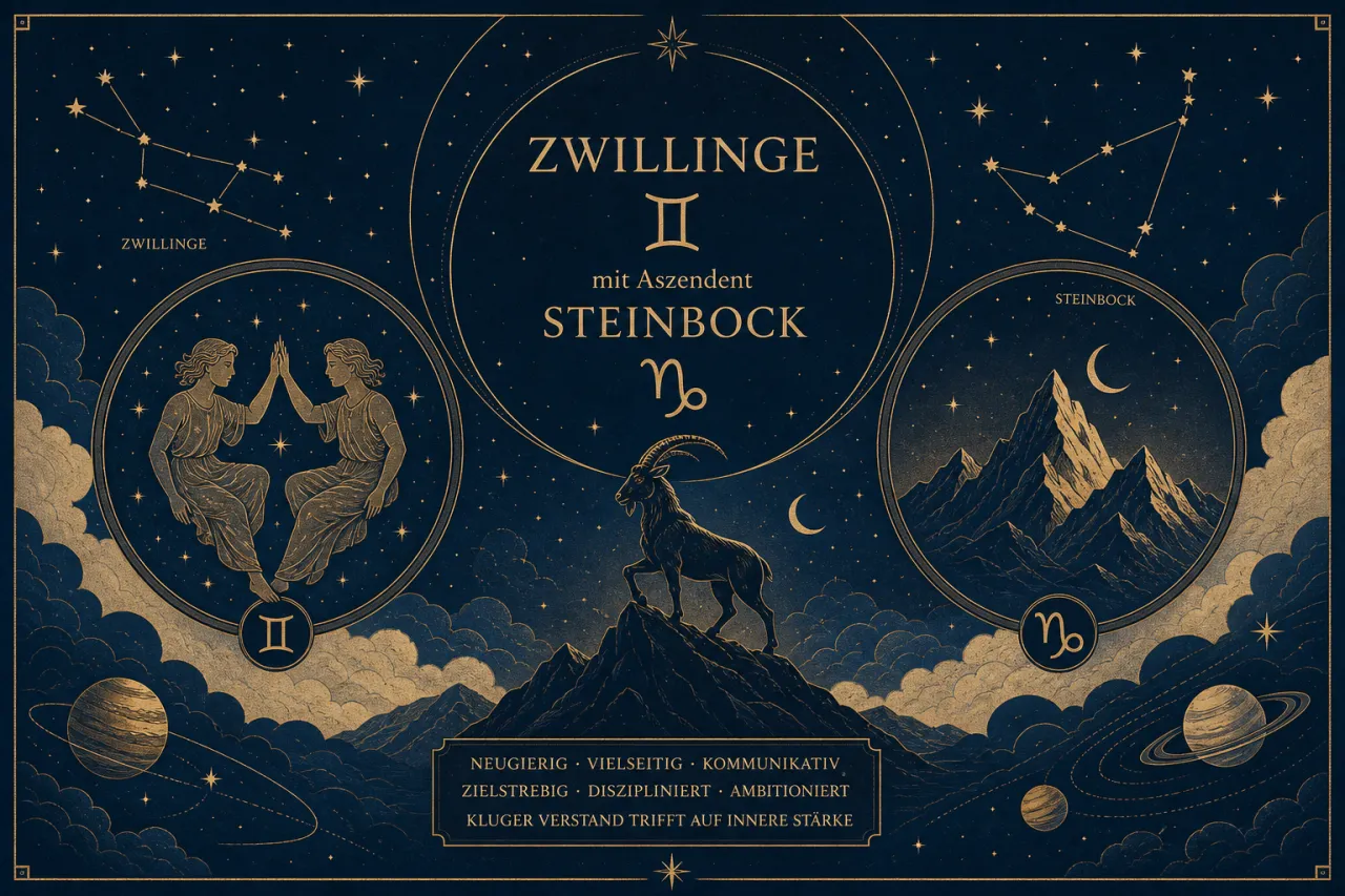 Zwillinge mit Aszendent Steinbock