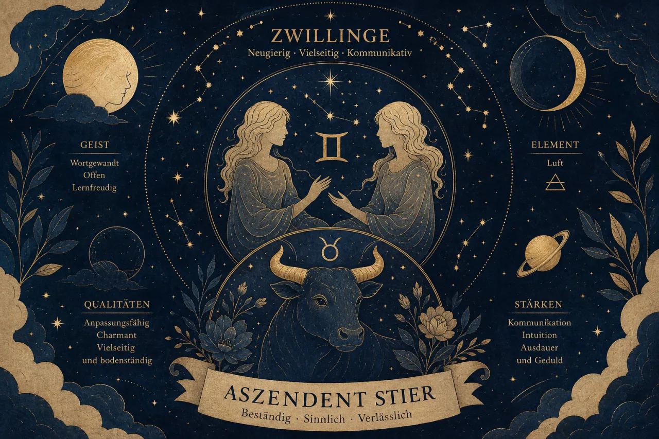 Zwillinge mit Aszendent Stier