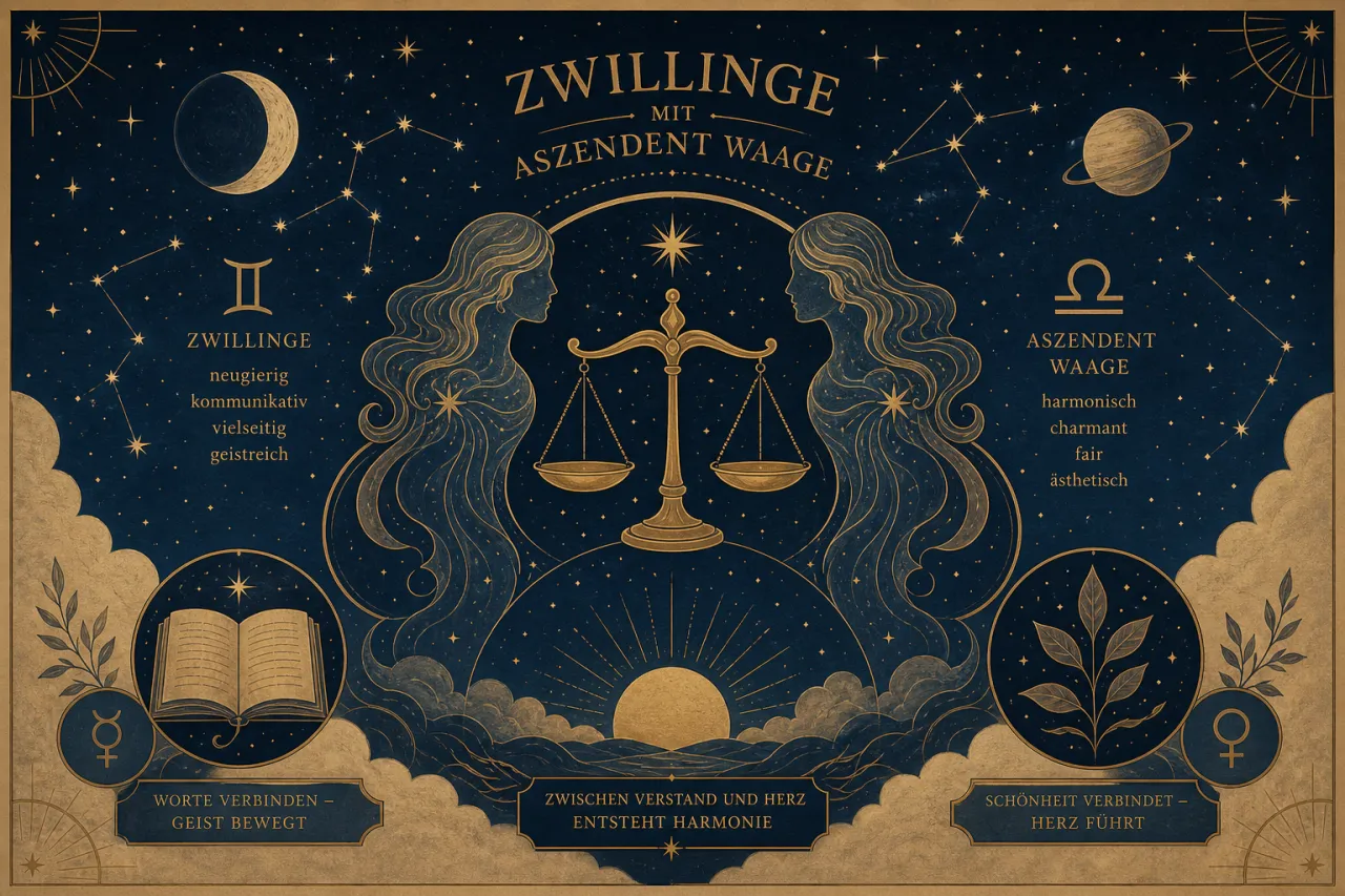 Zwillinge mit Aszendent Waage