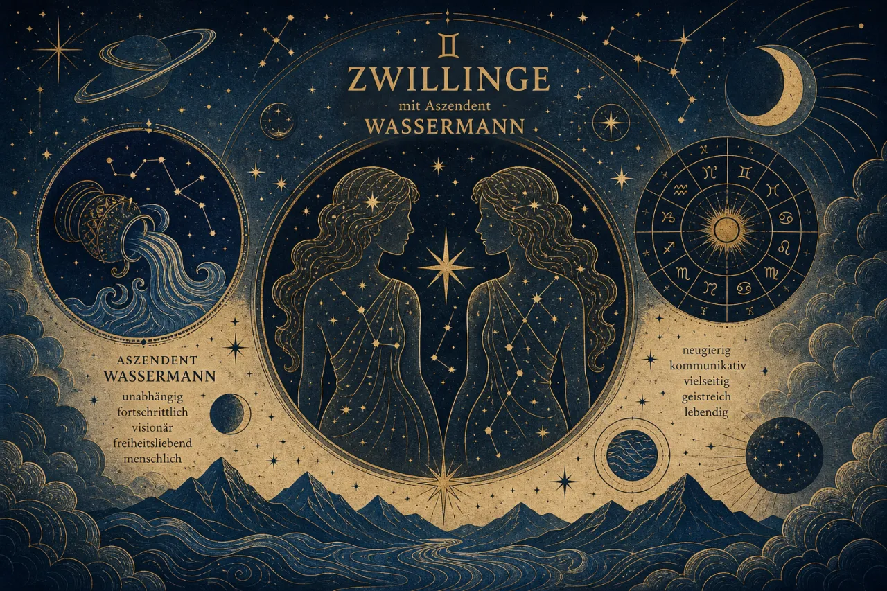 Zwillinge mit Aszendent Wassermann