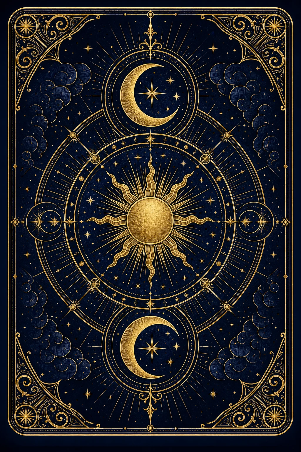 Tarot-Karte (Rückseite)